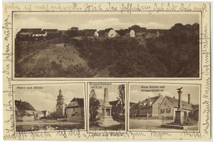 alte Postkarte aus Steigra