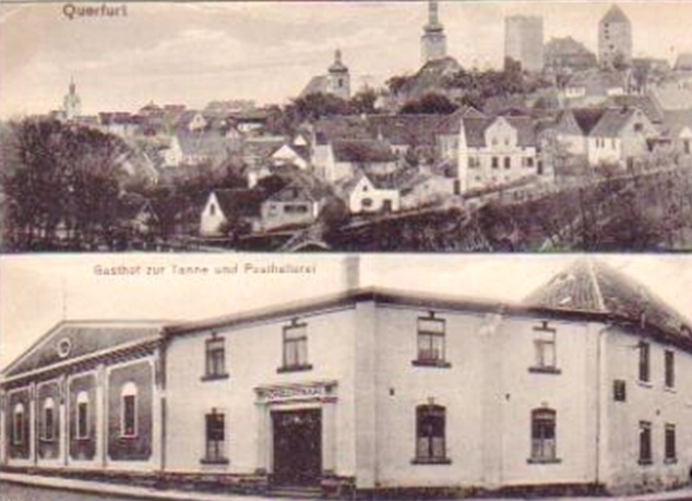 alte Postkarte von Querfurt