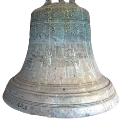 Glocke der Dorfkirche St. Katharina in Kalzendorf Glocke der Dorfkirche St. Katharina Kalzendorf