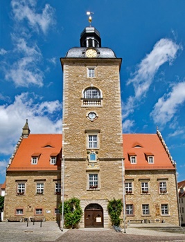 Umgebung von Kalzendorf - Querfurt Rathaus Umgebung von Kalzendorf - Querfurt Rathaus