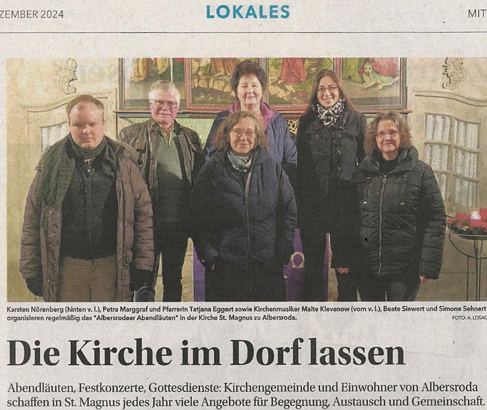 Steigra OT Albersorda - Die Kirche im Dorf lassen 17. Dezember 2024